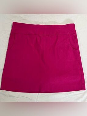 Zac & Rachel Hot Pink A-Line Mini Skirt SKORT SHORTS. SIZE 10 Stretch